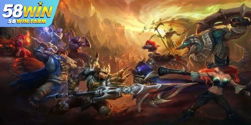 Liên Minh Huyền Thoại – Tựa game MOBA có sức ảnh hưởng toàn cầu 4 Lý do nên chơi Liên Minh Huyền Thoại tại 58Win