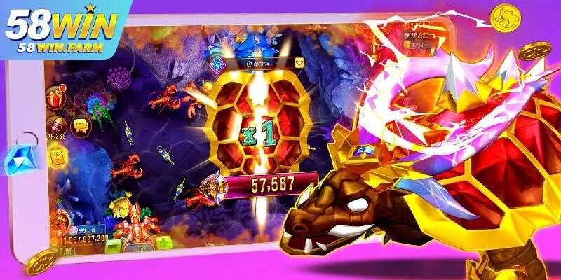 Bắn cá Long Vương – Tựa game đổi thưởng hấp dẫn tại nhà cái 58Win 2 Tổng quan về trò chơi bắn cá Long Vương